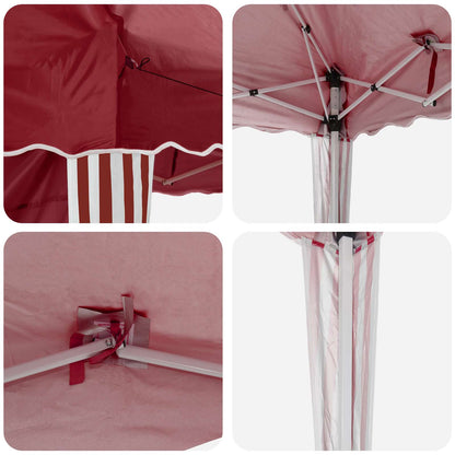 Pop-up Party Tent 575 x 289 x 245 cm Burgundy