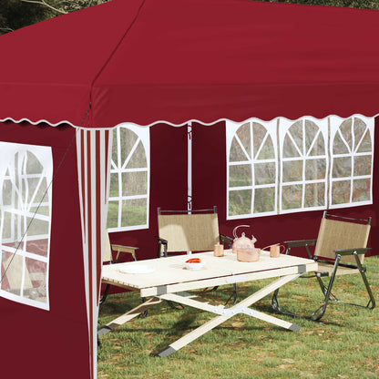 Pop-up Party Tent 575 x 289 x 245 cm Burgundy