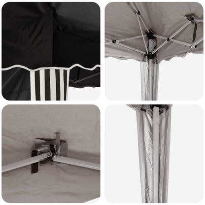 Pop-up Party Tent 575 x 289 x 245 cm Black