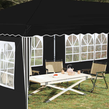 Pop-up Party Tent 575 x 289 x 245 cm Black