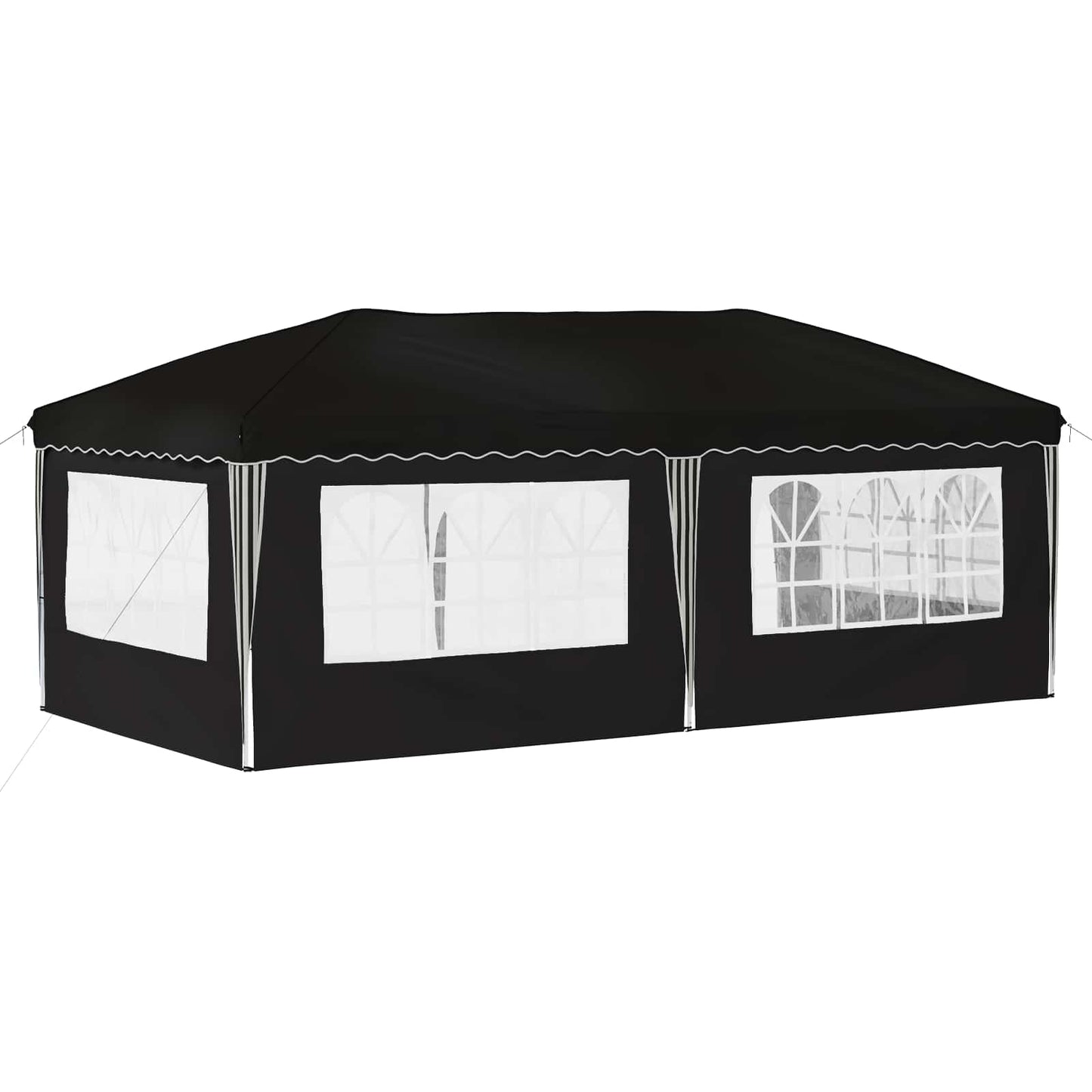 Pop-up Party Tent 575 x 289 x 245 cm Black