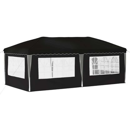 Pop-up Party Tent 575 x 289 x 245 cm Black