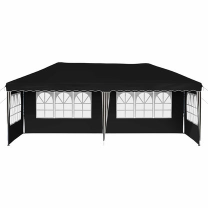 Pop-up Party Tent 575 x 289 x 245 cm Black