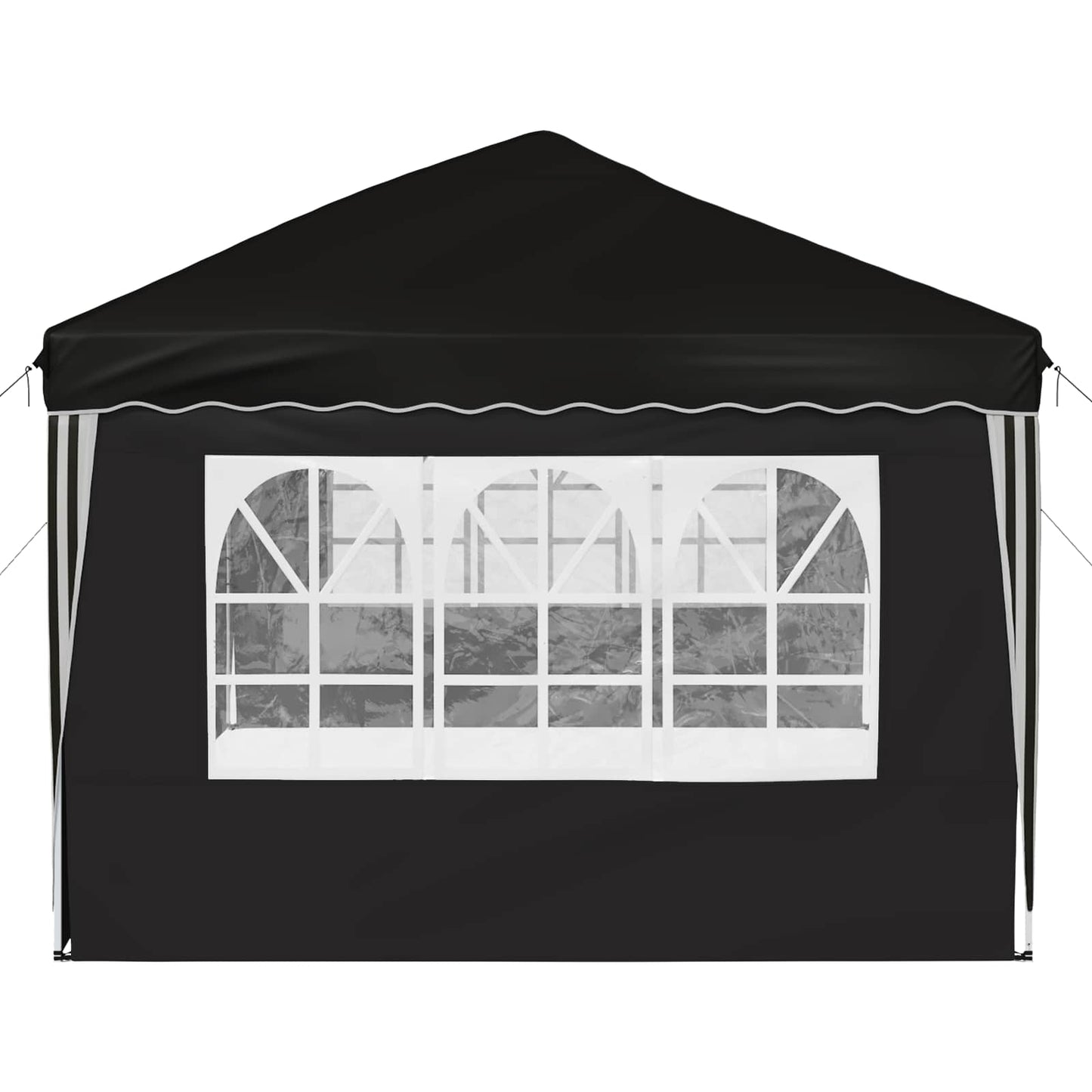 Pop-up Party Tent 575 x 289 x 245 cm Black