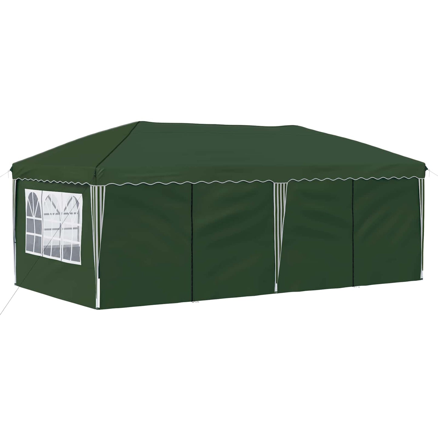 Pop-up Party Tent 575 x 288 x 245 cm Green
