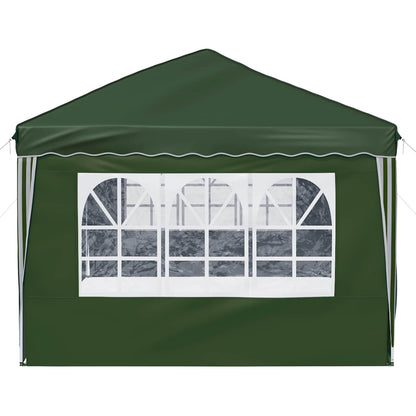 Pop-up Party Tent 575 x 288 x 245 cm Green