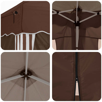 Pop-up Party Tent 575 x 288 x 245 cm Brown