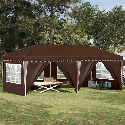 Pop-up Party Tent 575 x 288 x 245 cm Brown