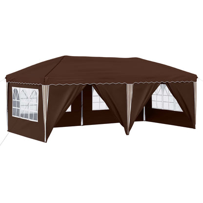 Pop-up Party Tent 575 x 288 x 245 cm Brown