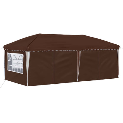 Pop-up Party Tent 575 x 288 x 245 cm Brown
