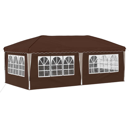 Pop-up Party Tent 575 x 288 x 245 cm Brown