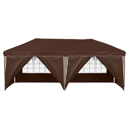 Pop-up Party Tent 575 x 288 x 245 cm Brown