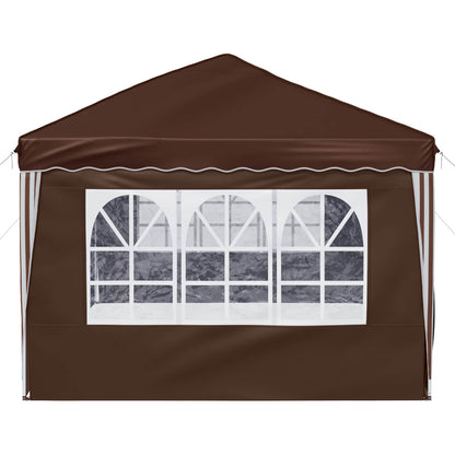 Pop-up Party Tent 575 x 288 x 245 cm Brown