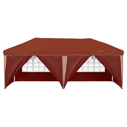 Pop-up Party Tent 575 x 288 x 245 cm Terracotta