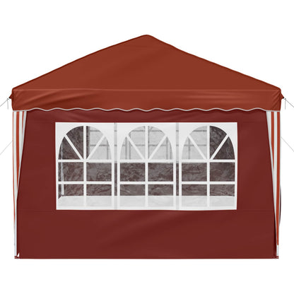 Pop-up Party Tent 575 x 288 x 245 cm Terracotta
