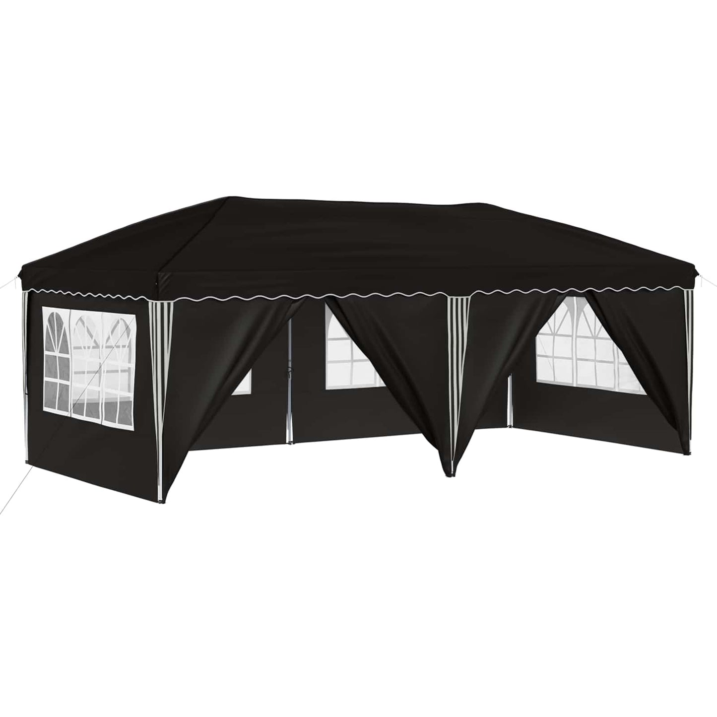 Pop-up Party Tent 575 x 288 x 245 cm Black