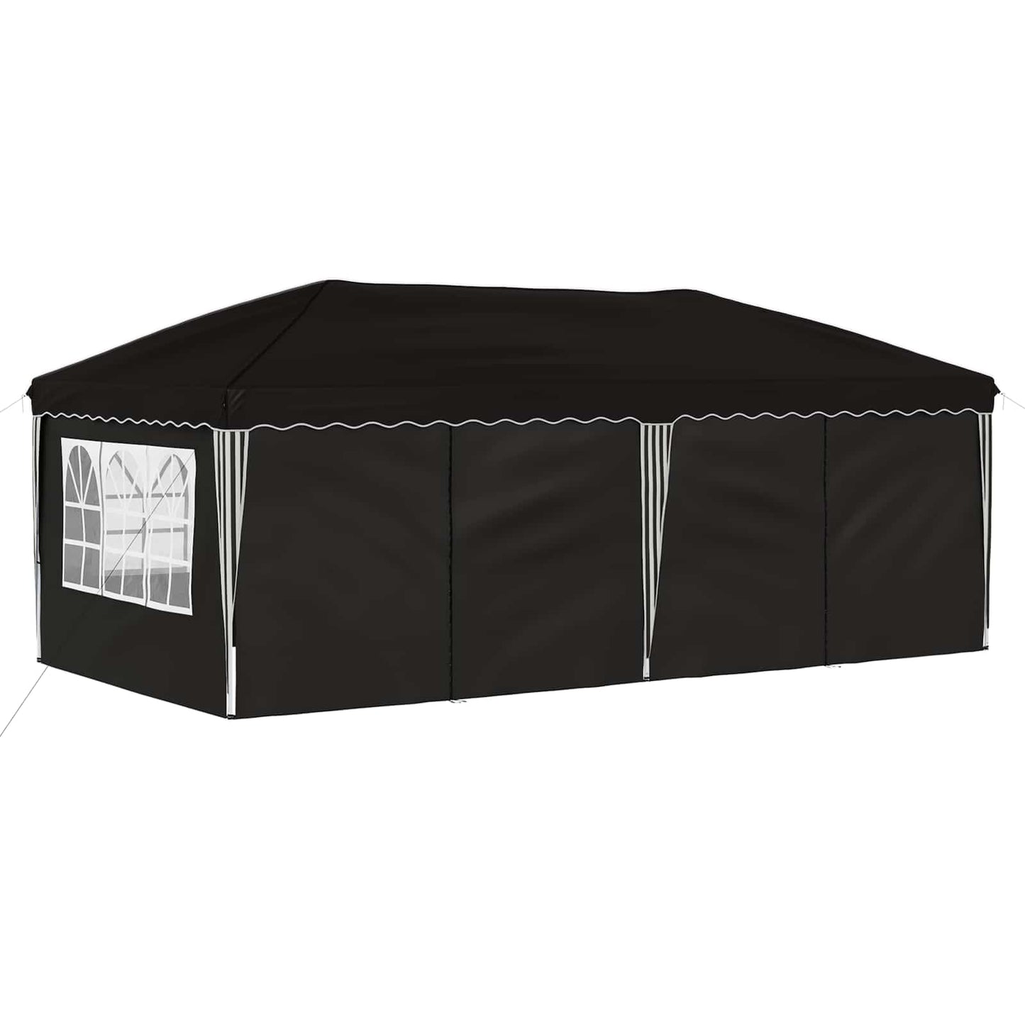 Pop-up Party Tent 575 x 288 x 245 cm Black