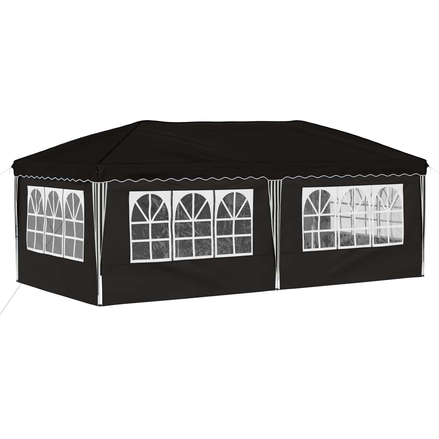 Pop-up Party Tent 575 x 288 x 245 cm Black