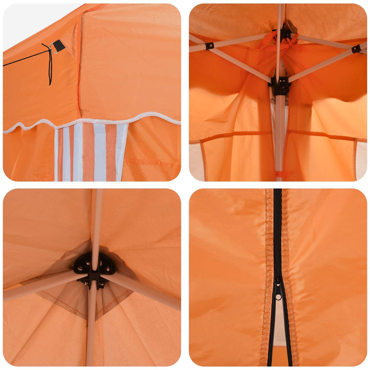 Pop-up Party Tent 575 x 288 x 245 cm Orange