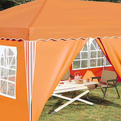 Pop-up Party Tent 575 x 288 x 245 cm Orange