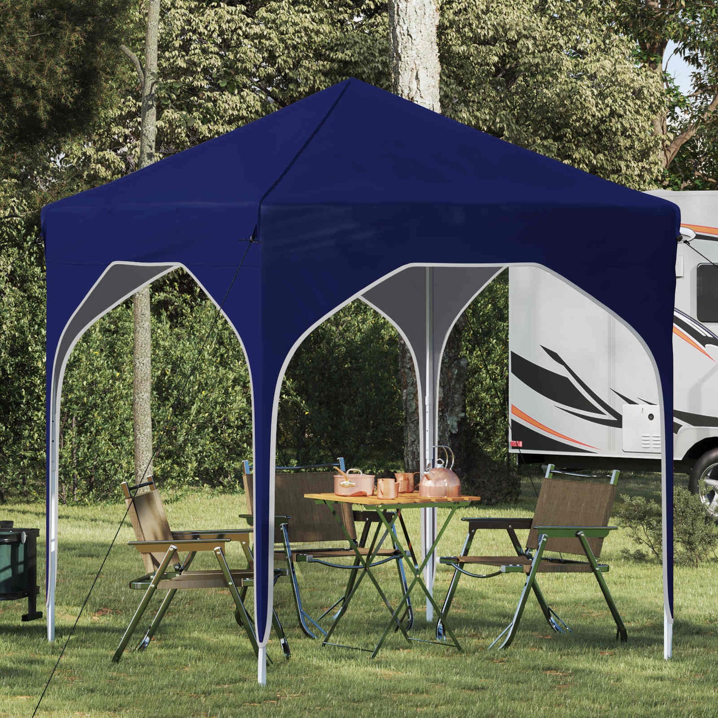 Pop-up Party Tent 194 x 194 x 245 cm Blue