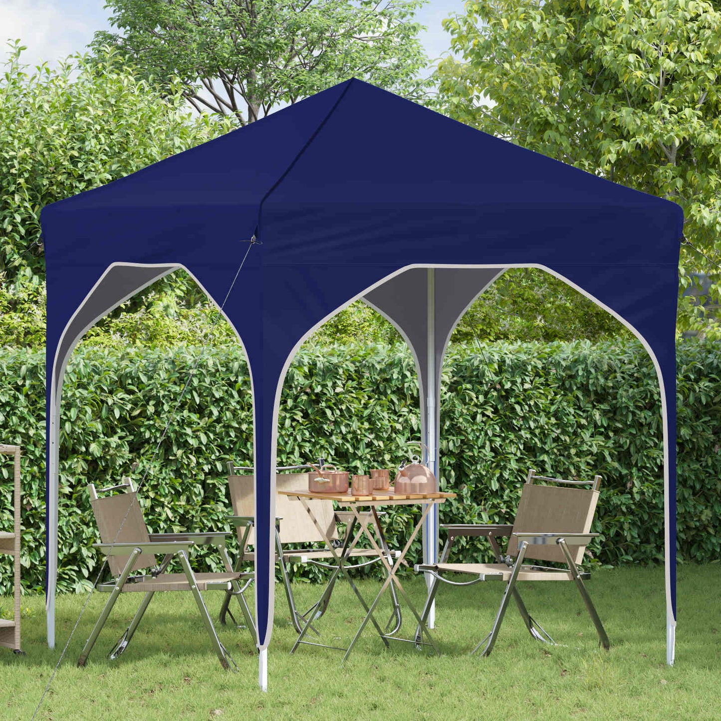 Pop-up Party Tent 194 x 194 x 245 cm Blue