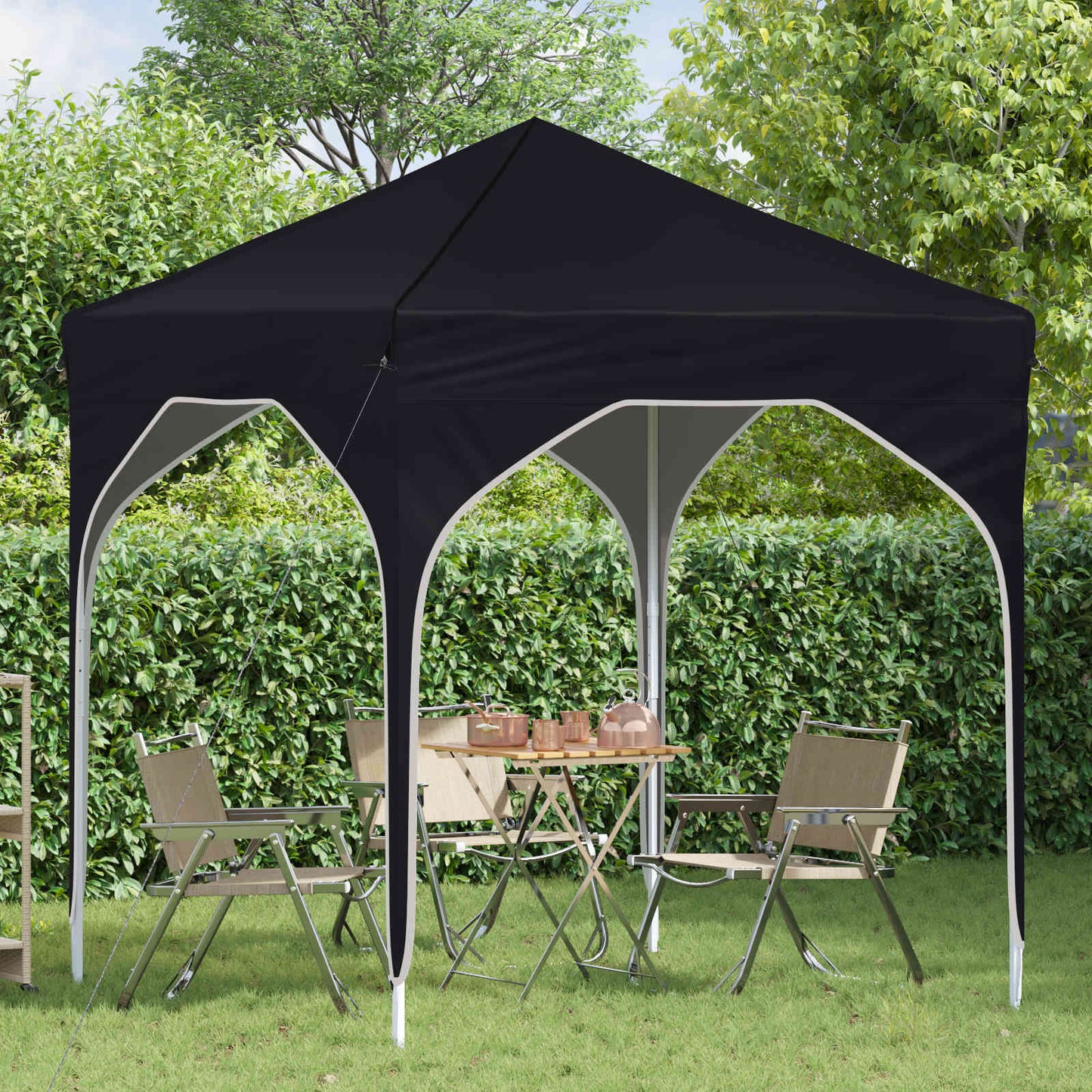Pop-up Party Tent 194 x 194 x 245 cm Antracite