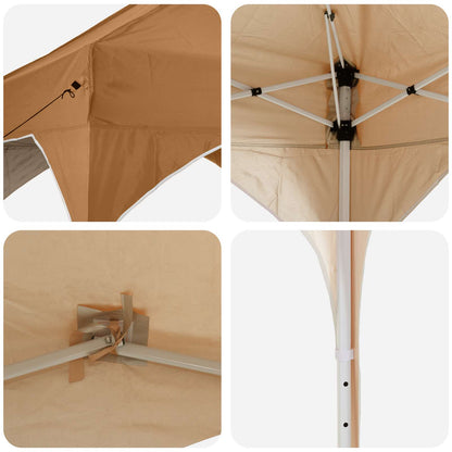 Pop-up Party Tent 194 x 194 x 245 cm Beige