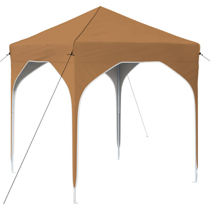 Pop-up Party Tent 194 x 194 x 245 cm Beige