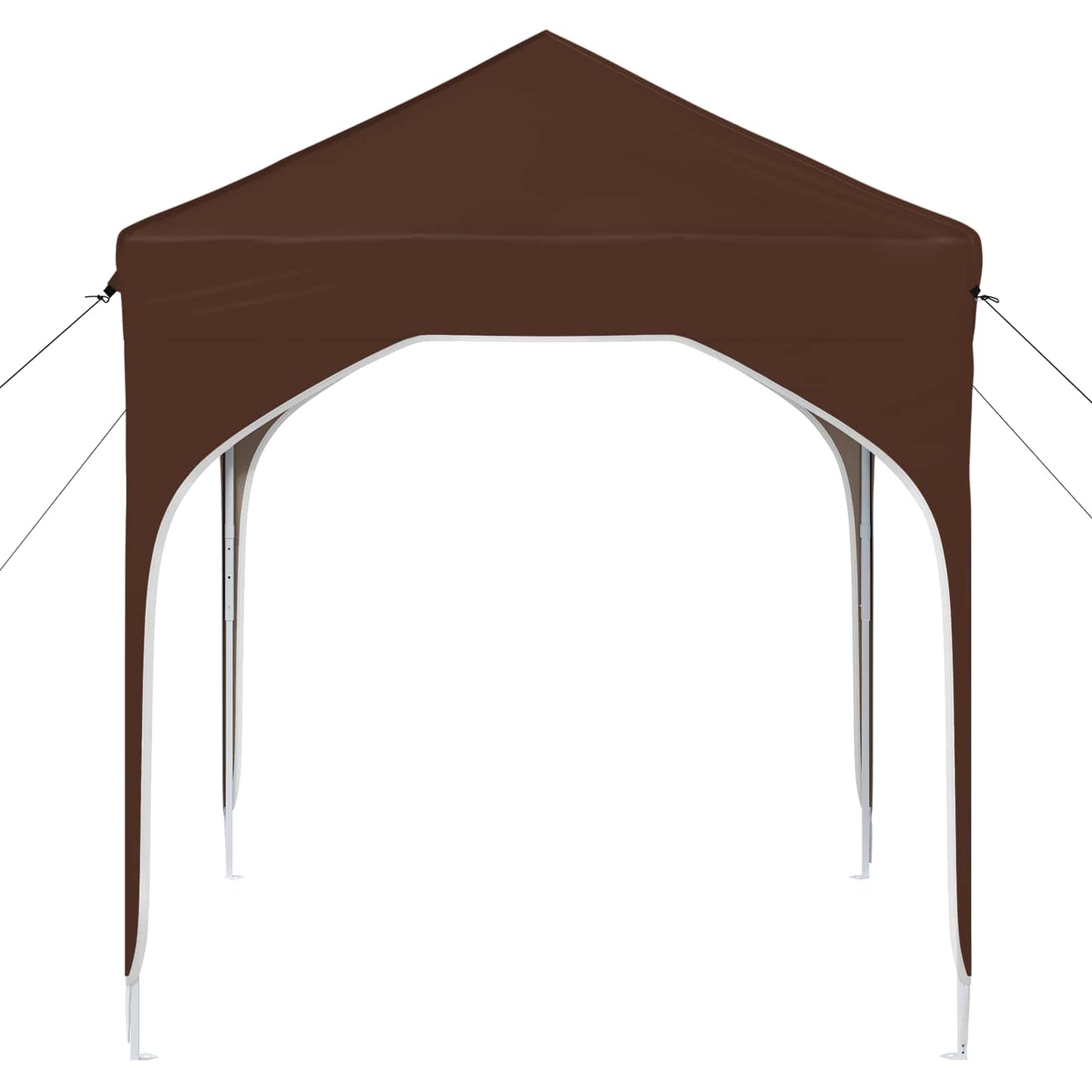 Pop-up Party Tent 194 x 194 x 245 cm Brown