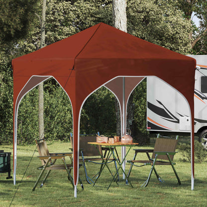 Pop-up Party Tent 194 x 194 x 245 cm Terracotta