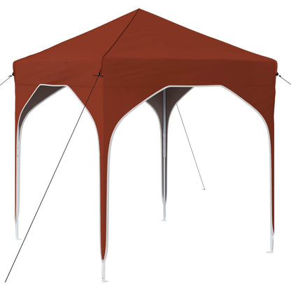 Pop-up Party Tent 194 x 194 x 245 cm Terracotta