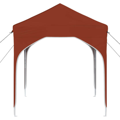 Pop-up Party Tent 194 x 194 x 245 cm Terracotta
