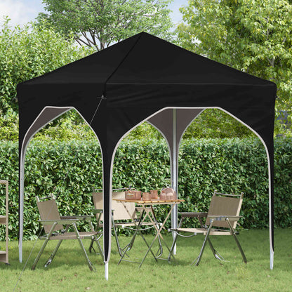 Pop-up Party Tent 194 x 194 x 245 cm Black
