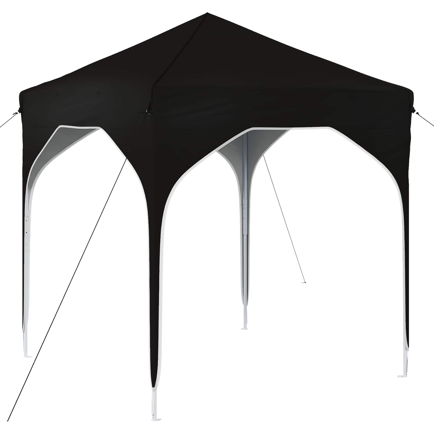 Pop-up Party Tent 194 x 194 x 245 cm Black