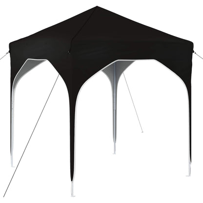 Pop-up Party Tent 194 x 194 x 245 cm Black