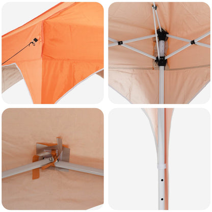 Pop-up Party Tent 194 x 194 x 245 cm Orange