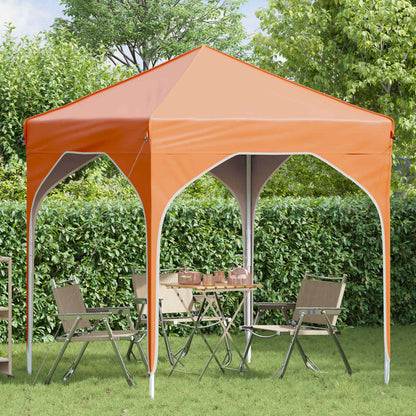 Pop-up Party Tent 194 x 194 x 245 cm Orange