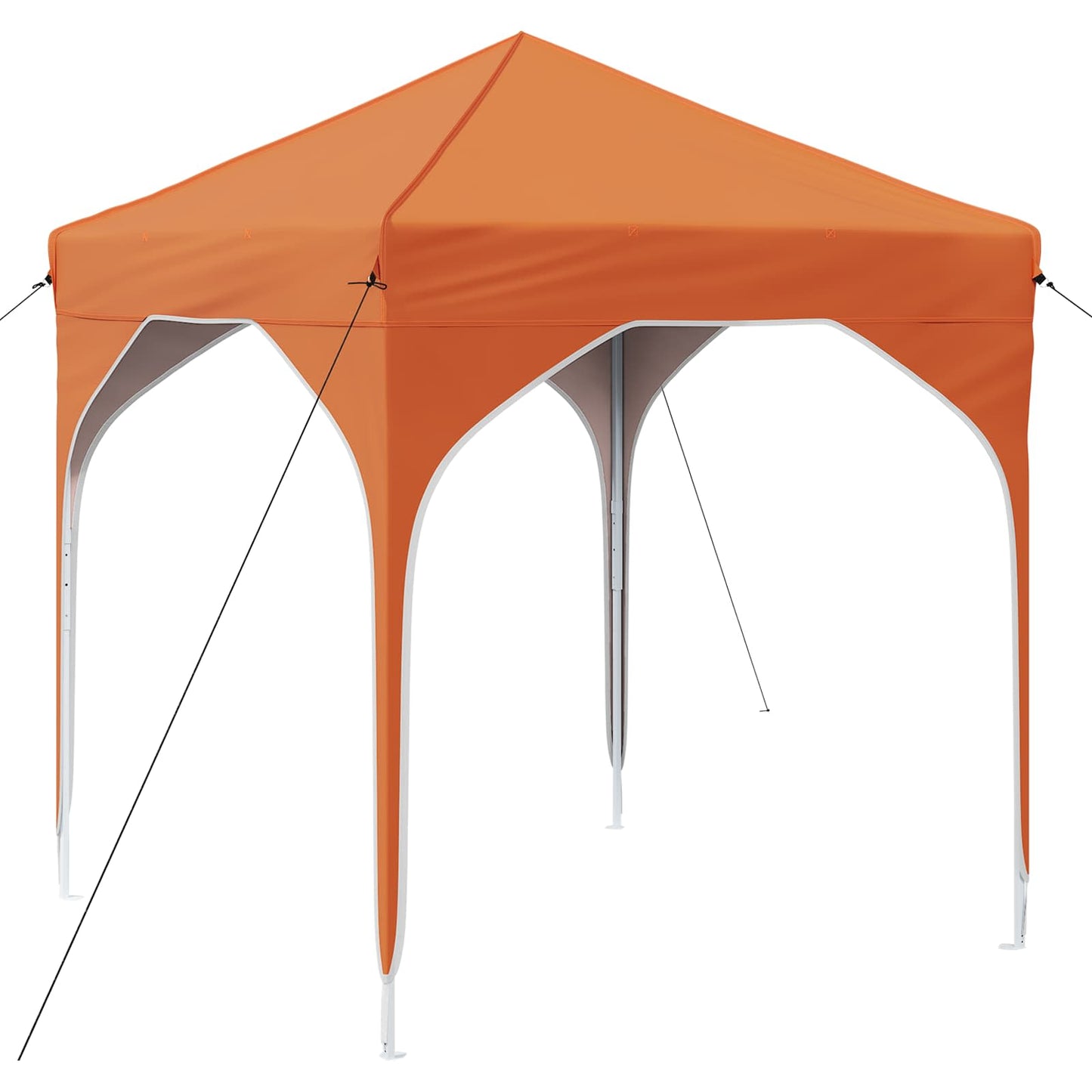 Pop-up Party Tent 194 x 194 x 245 cm Orange