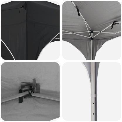 Pop-up Party Tent 192 x 192 x 245 cm Antracite