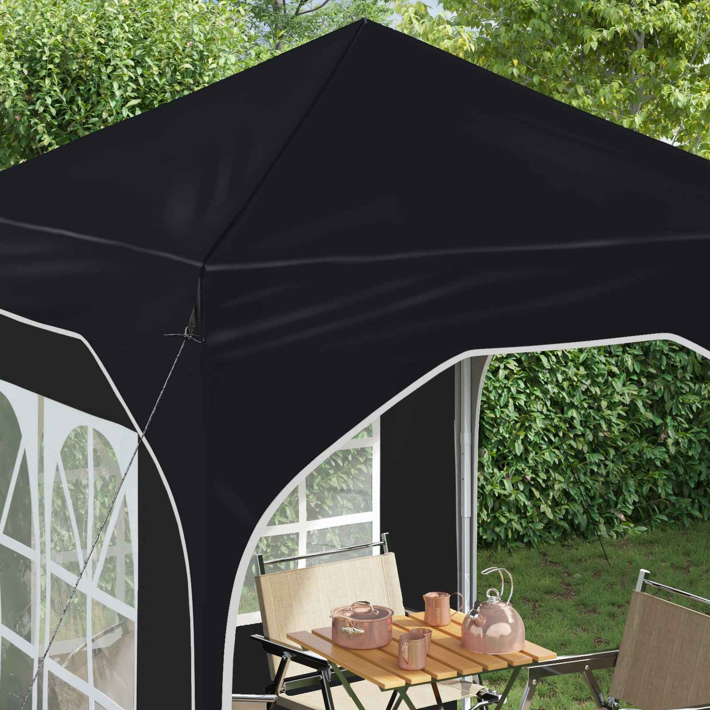 Pop-up Party Tent 192 x 192 x 245 cm Antracite