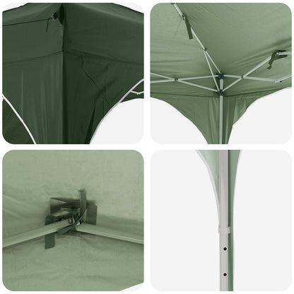 Pop-up Party Tent 192 x 192 x 245 cm Green