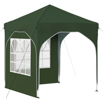 Pop-up Party Tent 192 x 192 x 245 cm Green