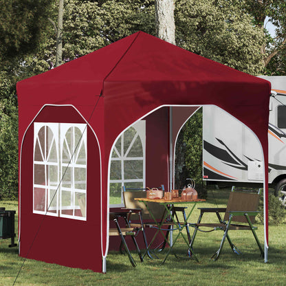 Pop-up Party Tent 192 x 192 x 245 cm Burgundy