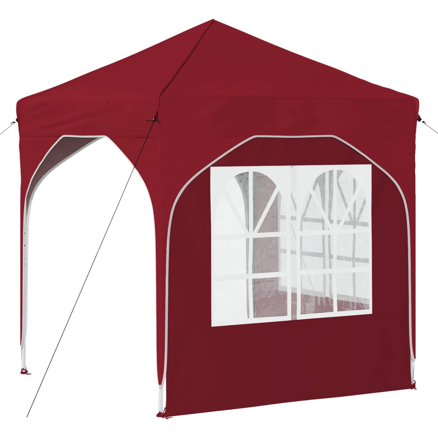 Pop-up Party Tent 192 x 192 x 245 cm Burgundy