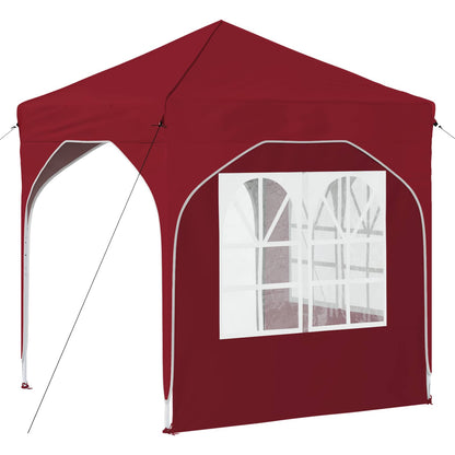 Pop-up Party Tent 192 x 192 x 245 cm Burgundy