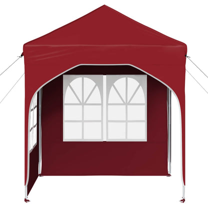 Pop-up Party Tent 192 x 192 x 245 cm Burgundy