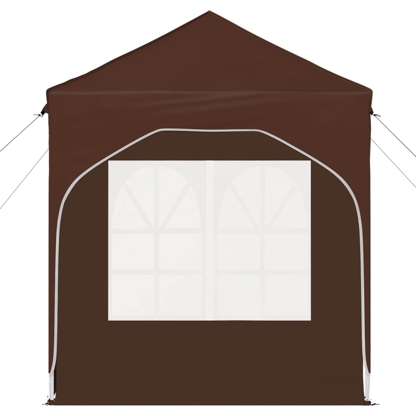Pop-up Party Tent 192 x 192 x 245 cm Brown