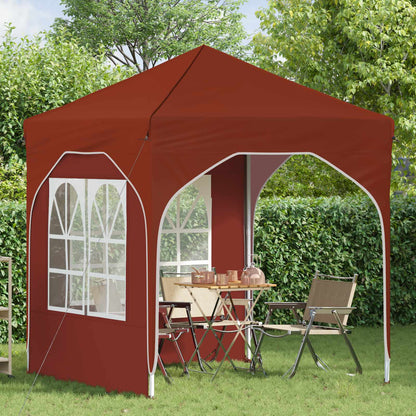 Pop-up Party Tent 192 x 192 x 245 cm Terracotta
