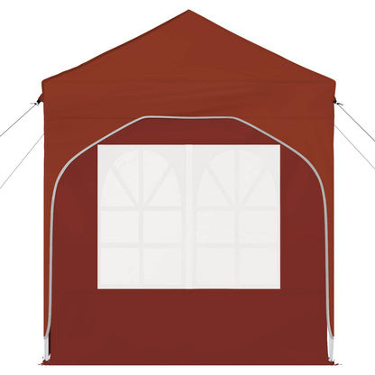 Pop-up Party Tent 192 x 192 x 245 cm Terracotta